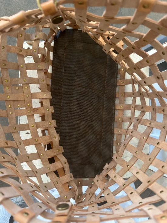 Campomaggi Valeria Woven Leather Tote Bag - Picture 3 of 3